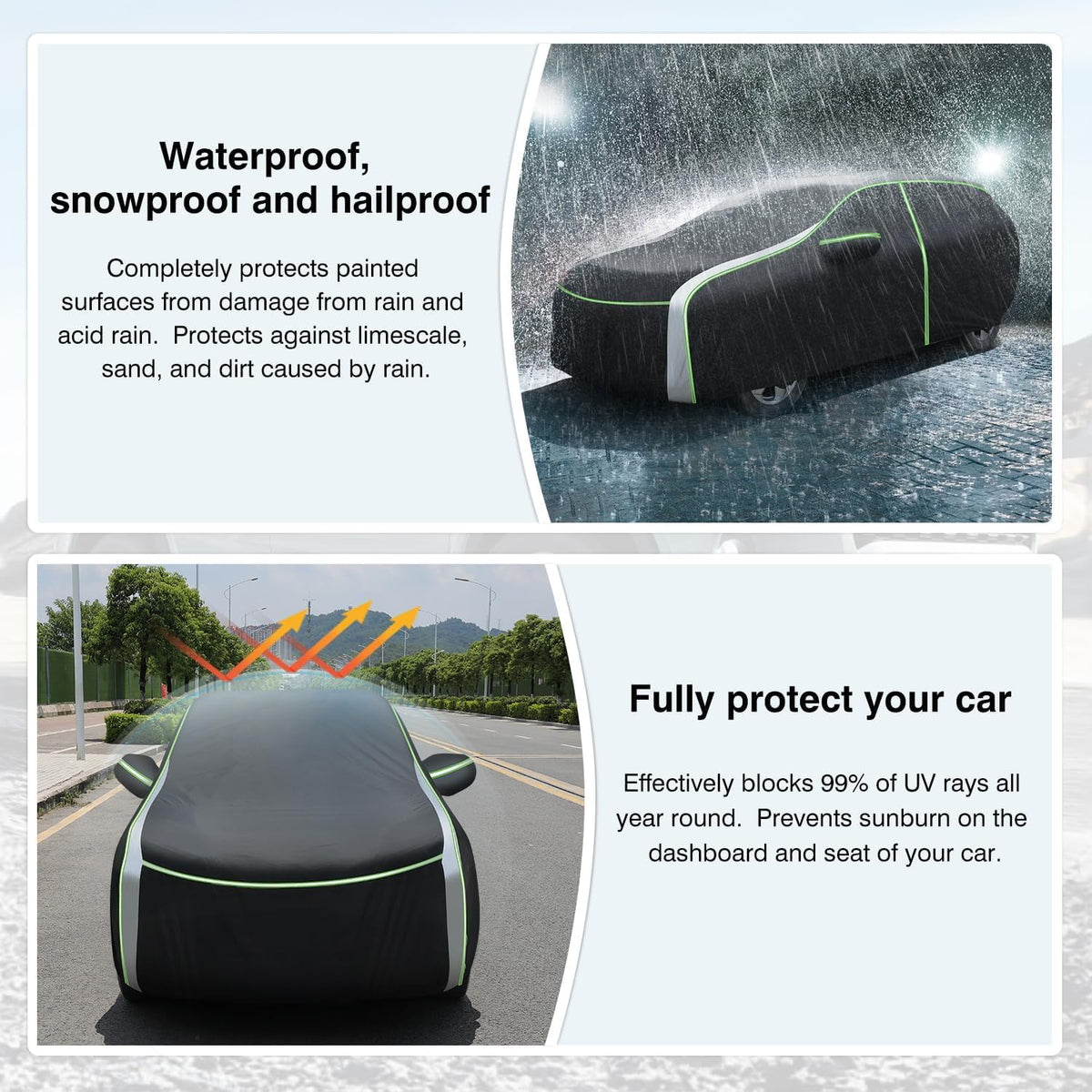 420d Waterproof Car Cover for Toyota RAV4 SUV Accessories - Colors C