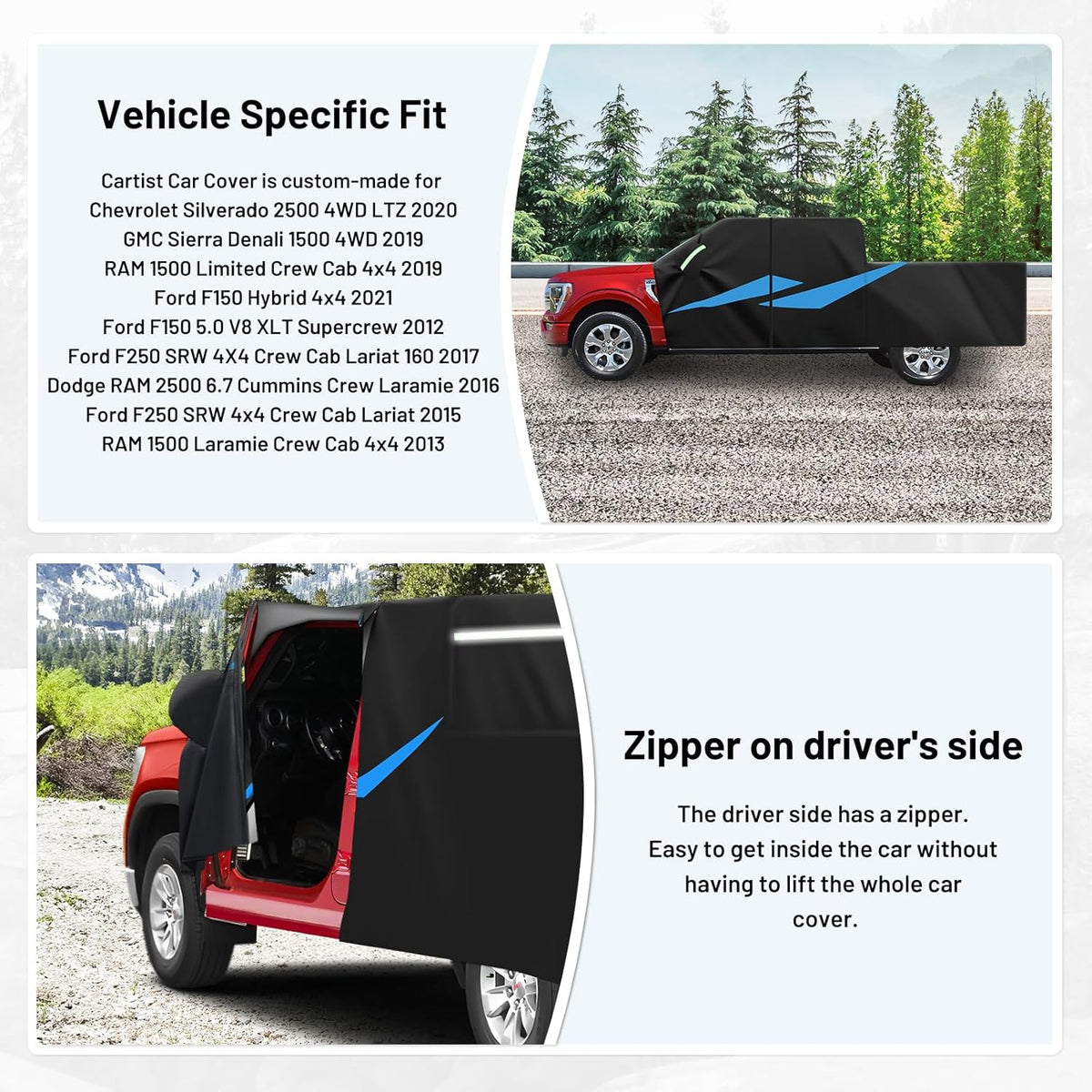 420d Waterproof Car Cover for Toyota RAV4 SUV Accessories - Colors C
