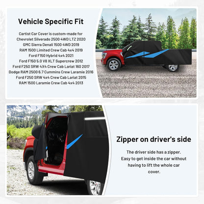 420d Waterproof Car Cover for Toyota RAV4 SUV Accessories - Colors C