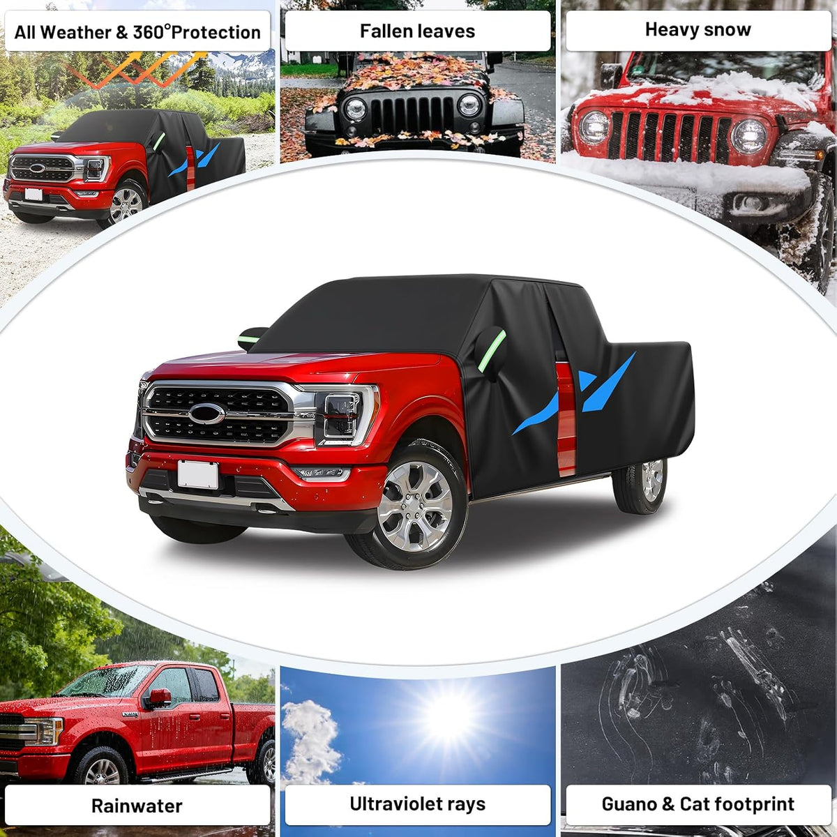 420d Waterproof Car Cover for Toyota RAV4 SUV Accessories - Colors C