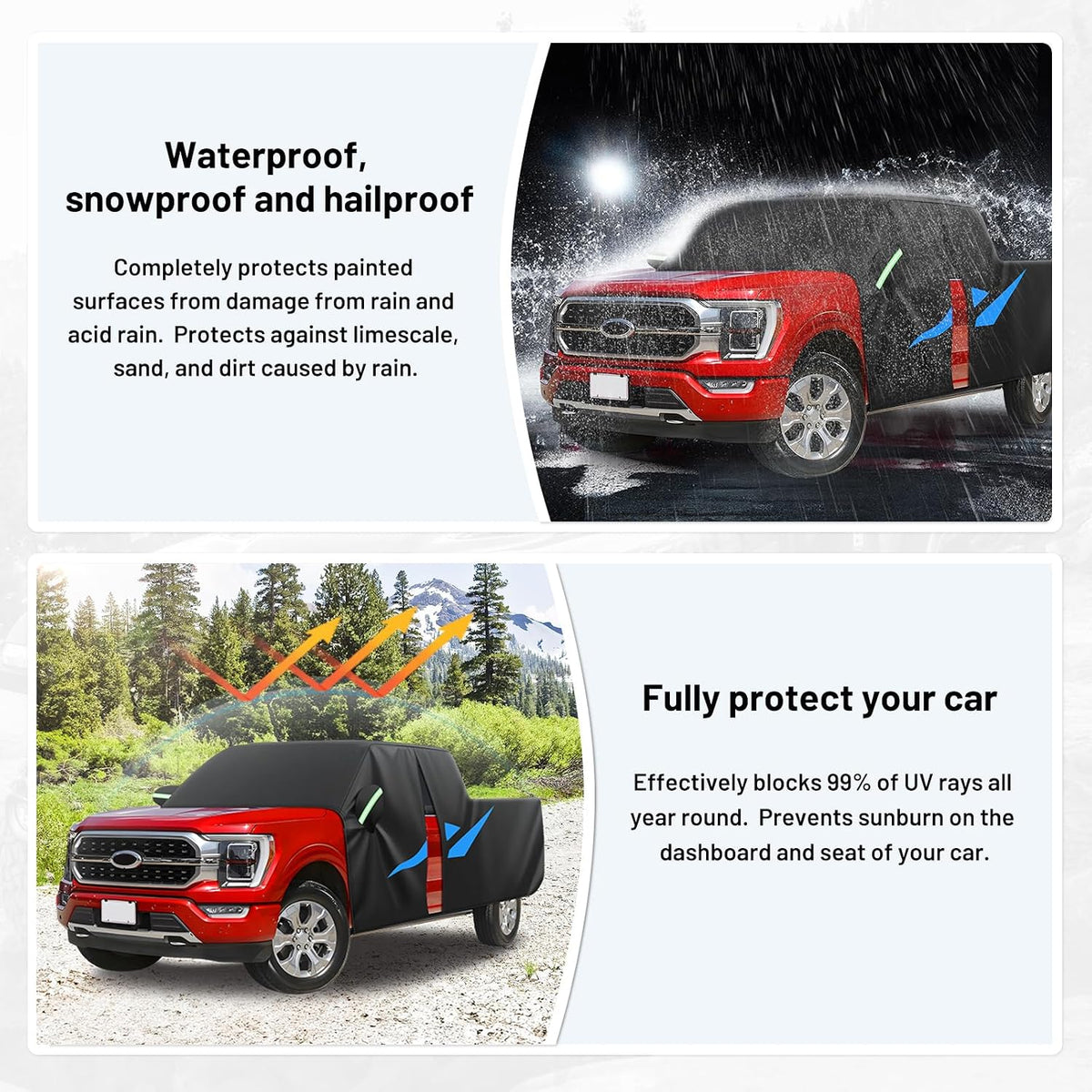 420d Waterproof Car Cover for Toyota RAV4 SUV Accessories - Colors C
