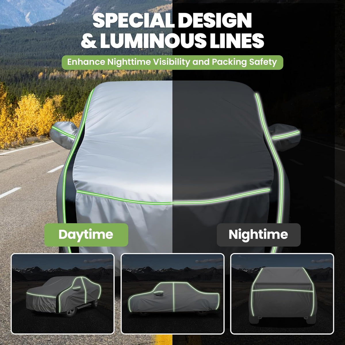 420d Waterproof Car Cover for Toyota RAV4 SUV Accessories - Colors C