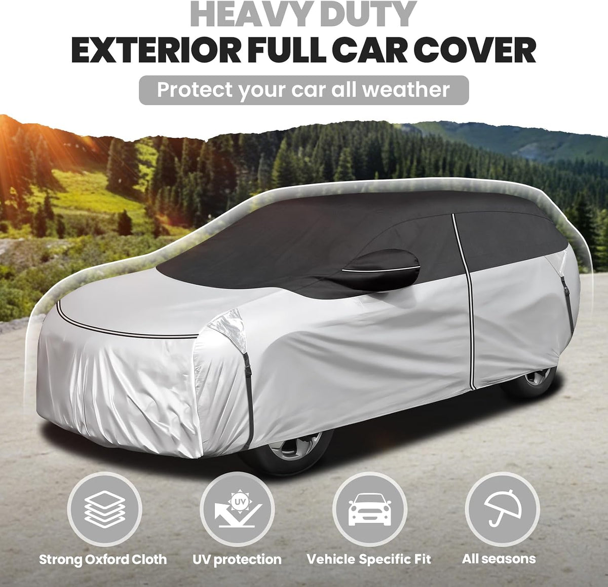 420d Waterproof Car Cover for Toyota RAV4 SUV Accessories - Colors C