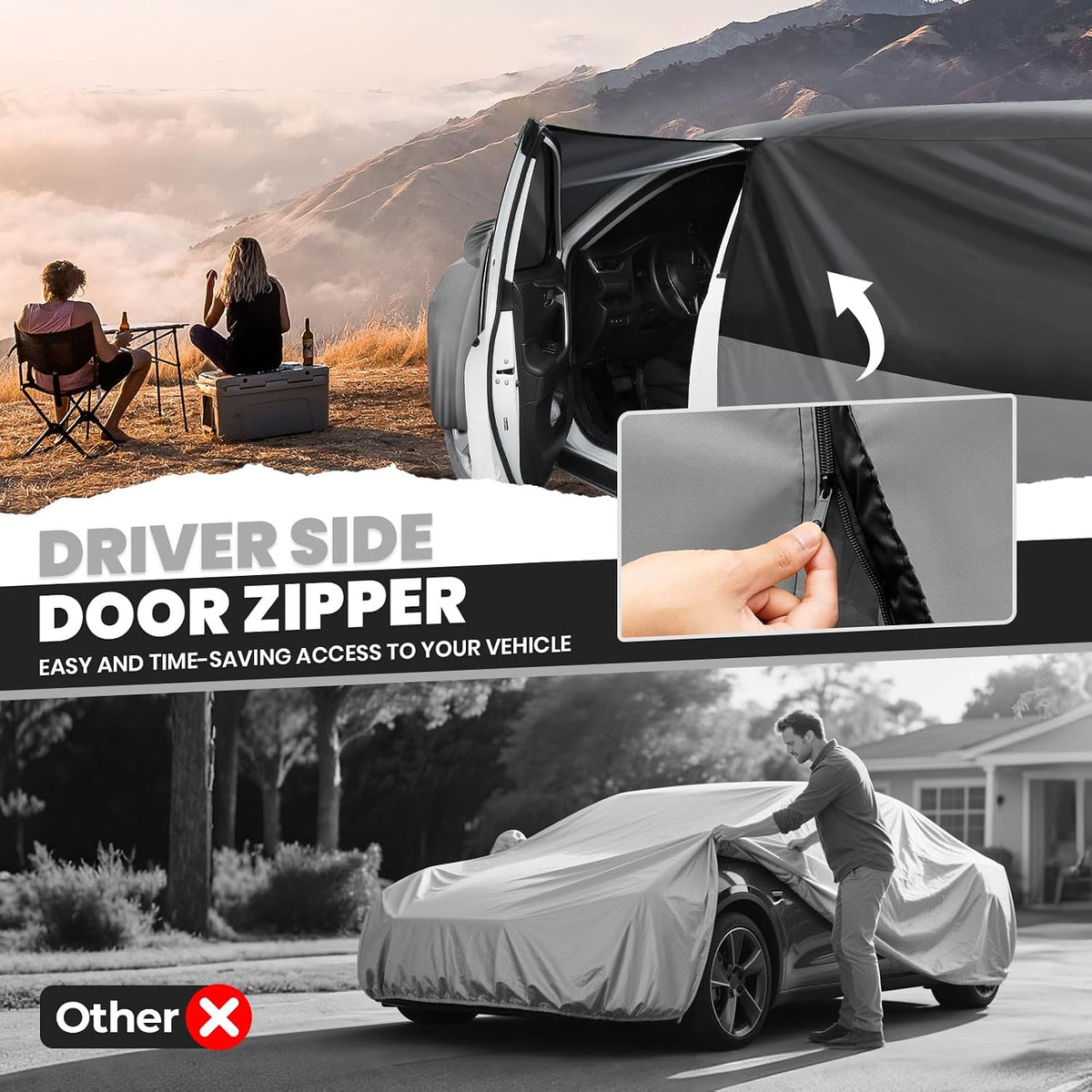420d Waterproof Car Cover for Toyota RAV4 SUV Accessories - Colors C