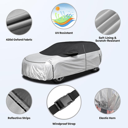 420d Waterproof Car Cover for Toyota RAV4 SUV Accessories - Colors C