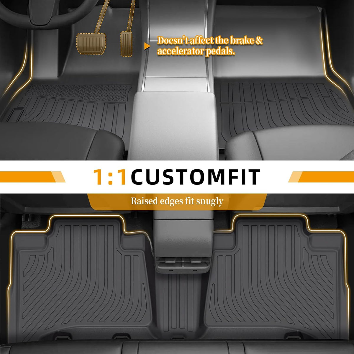 Floor Mats for Toyota Prius 2016-2022(NOT for Prius c & Prius v) - Colors C