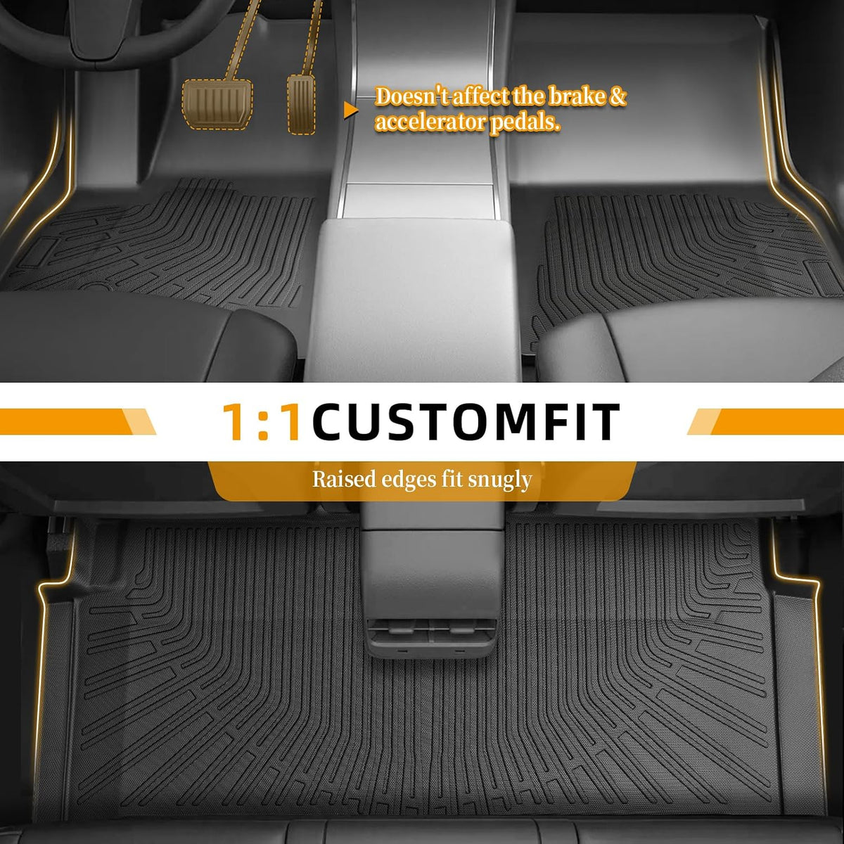 Floor Mats for Toyota Prius 2016-2022(NOT for Prius c & Prius v) - Colors C