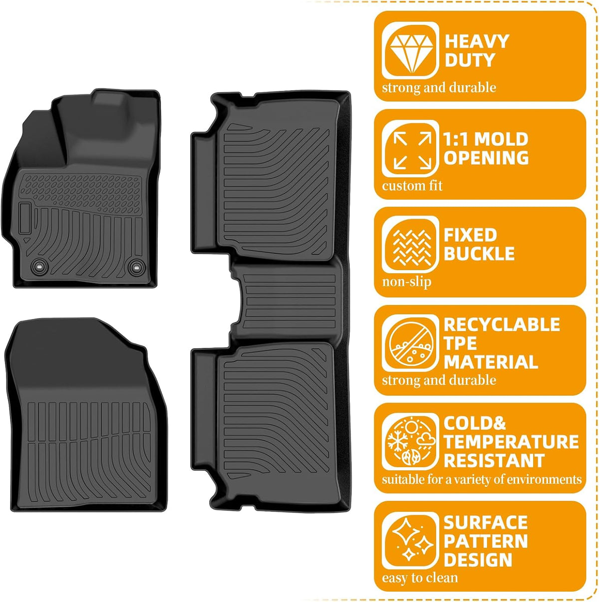 Floor Mats for Toyota Prius 2016-2022(NOT for Prius c & Prius v) - Colors C