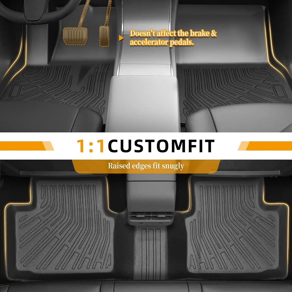 Floor Mats for Toyota Prius 2016-2022(NOT for Prius c & Prius v) - Colors C