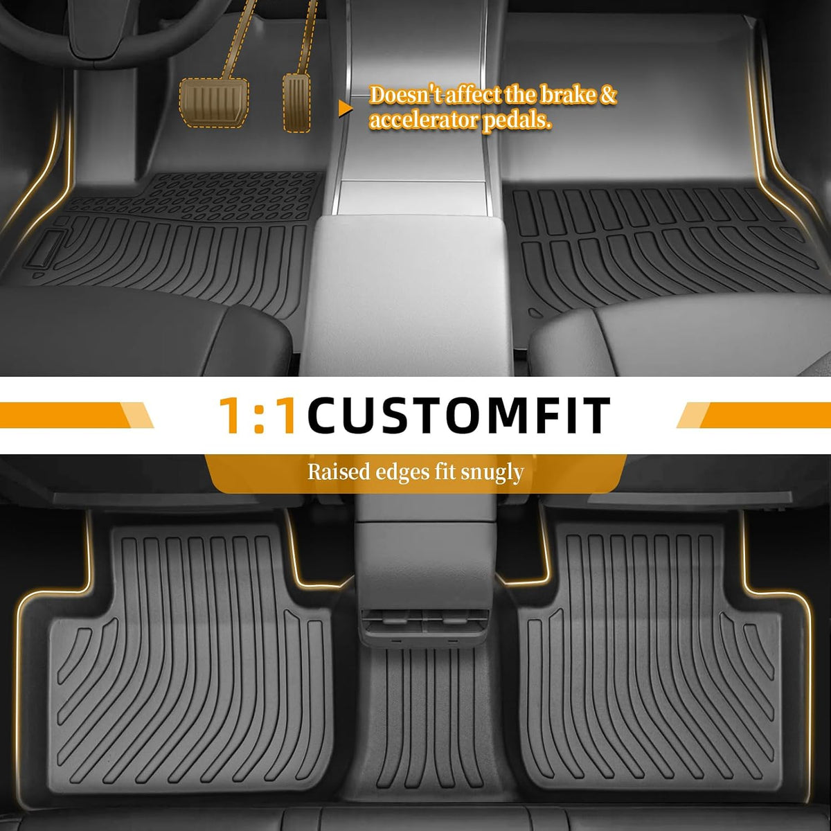 Floor Mats for Toyota Prius 2016-2022(NOT for Prius c & Prius v) - Colors C