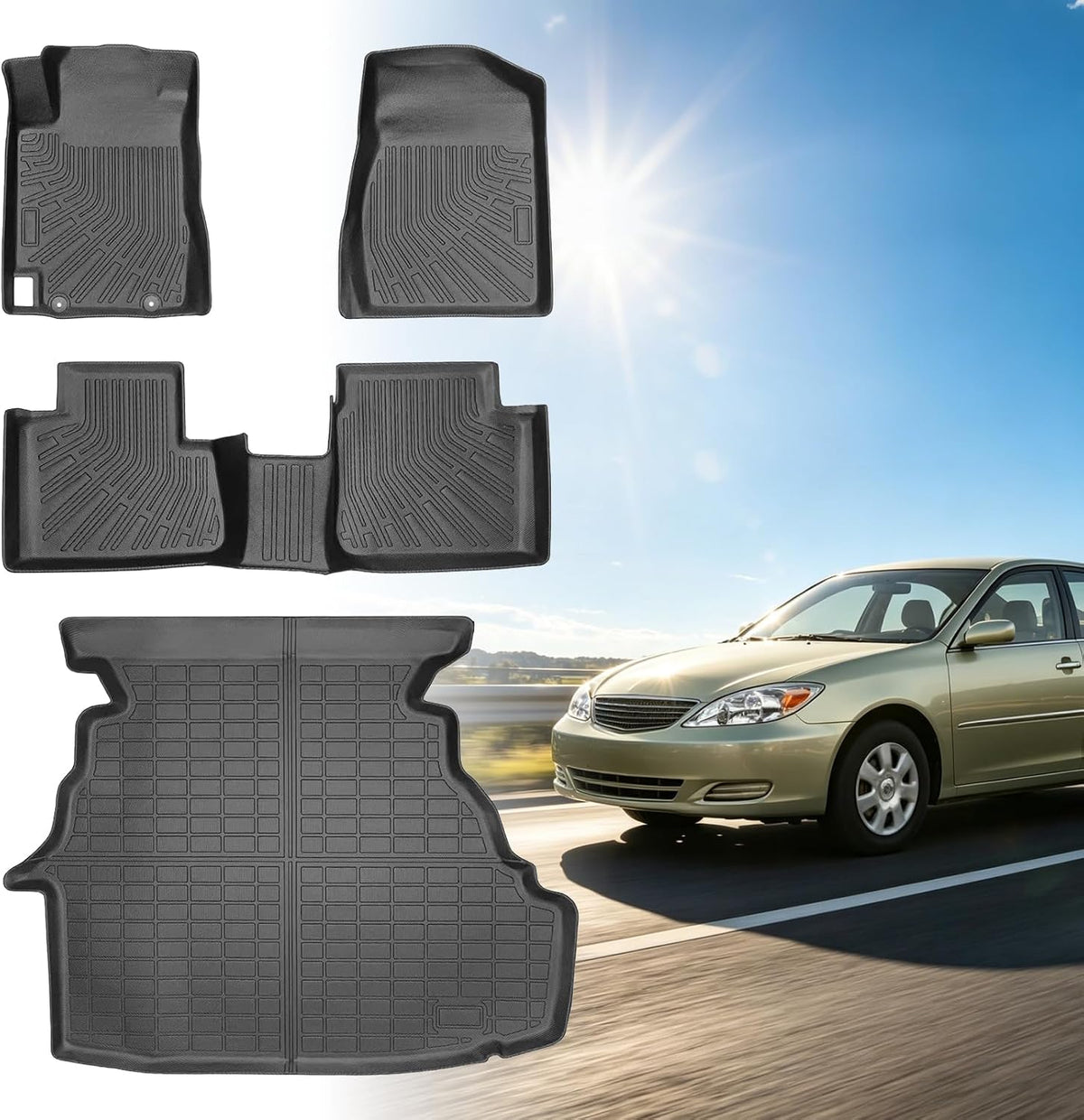 Floor Mats for Toyota Prius 2016-2022(NOT for Prius c & Prius v) - Colors C