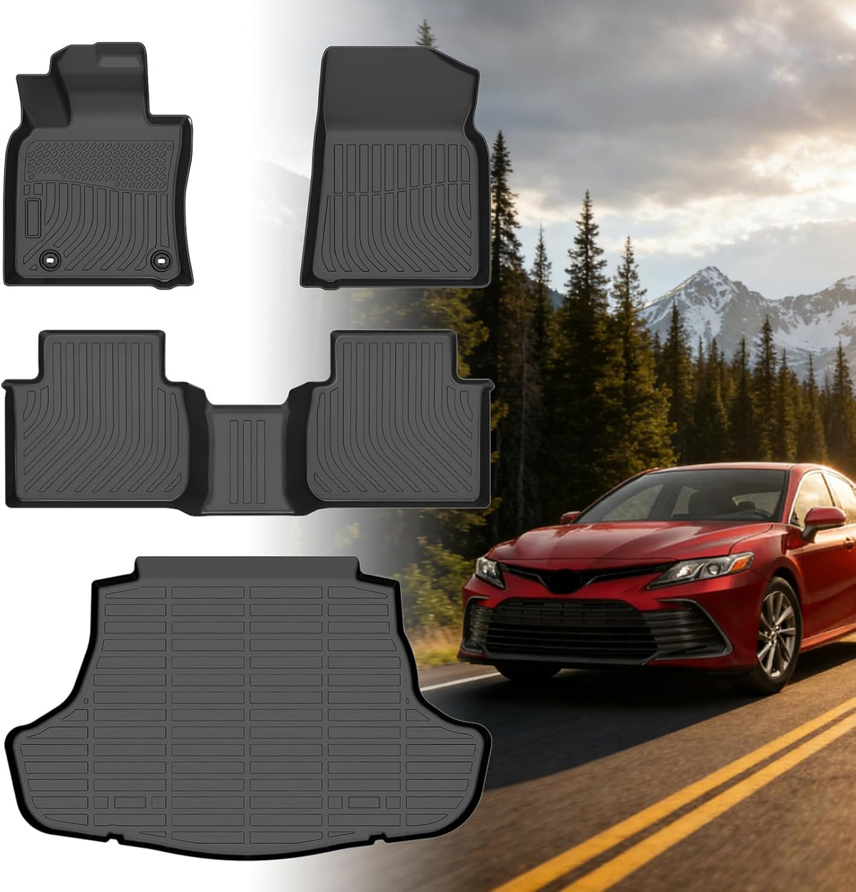 Floor Mats for Toyota Prius 2016-2022(NOT for Prius c & Prius v) - Colors C