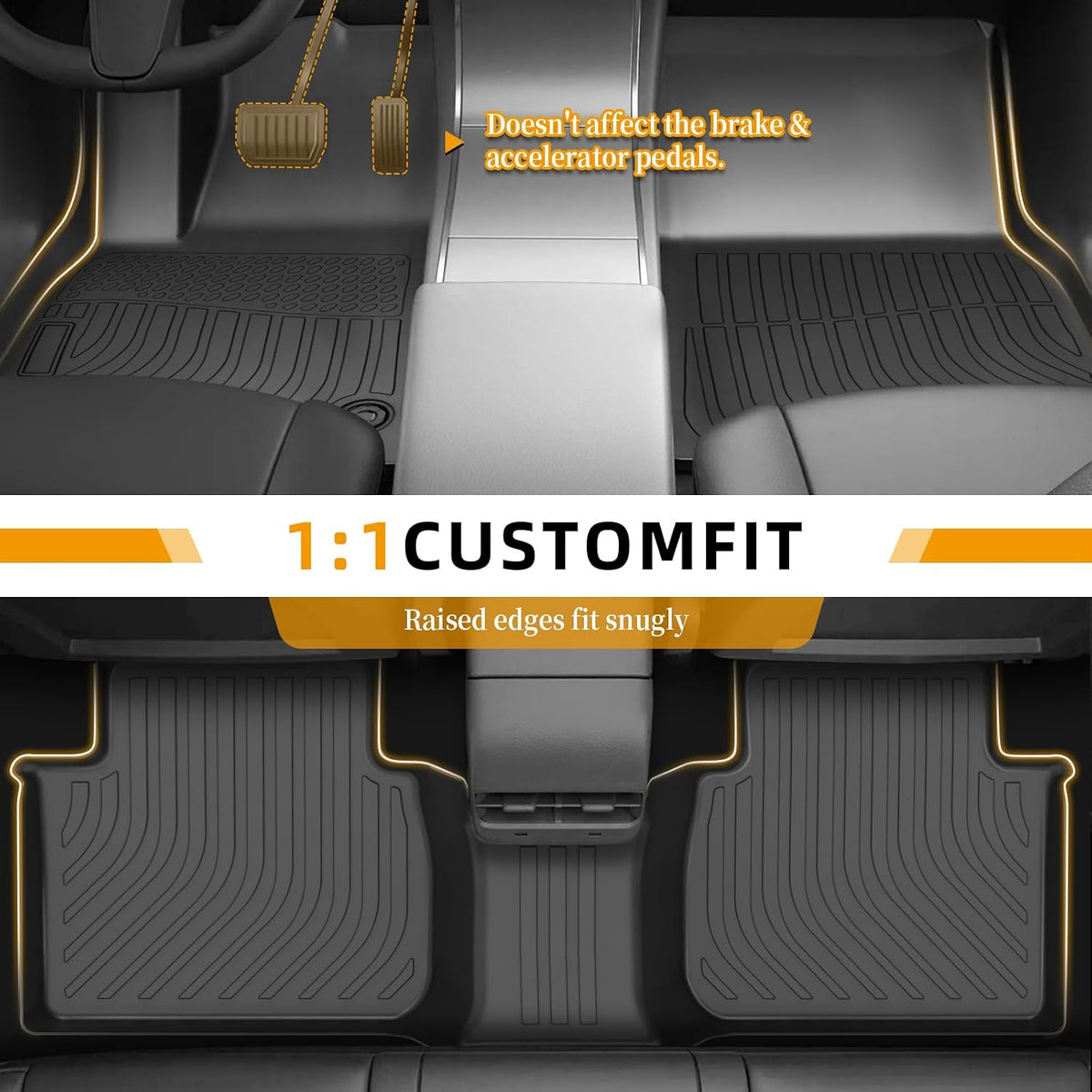 Floor Mats for Toyota Prius 2016-2022(NOT for Prius c & Prius v) - Colors C