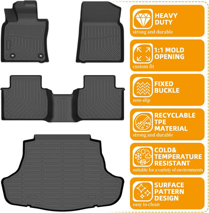 Floor Mats for Toyota Prius 2016-2022(NOT for Prius c & Prius v) - Colors C