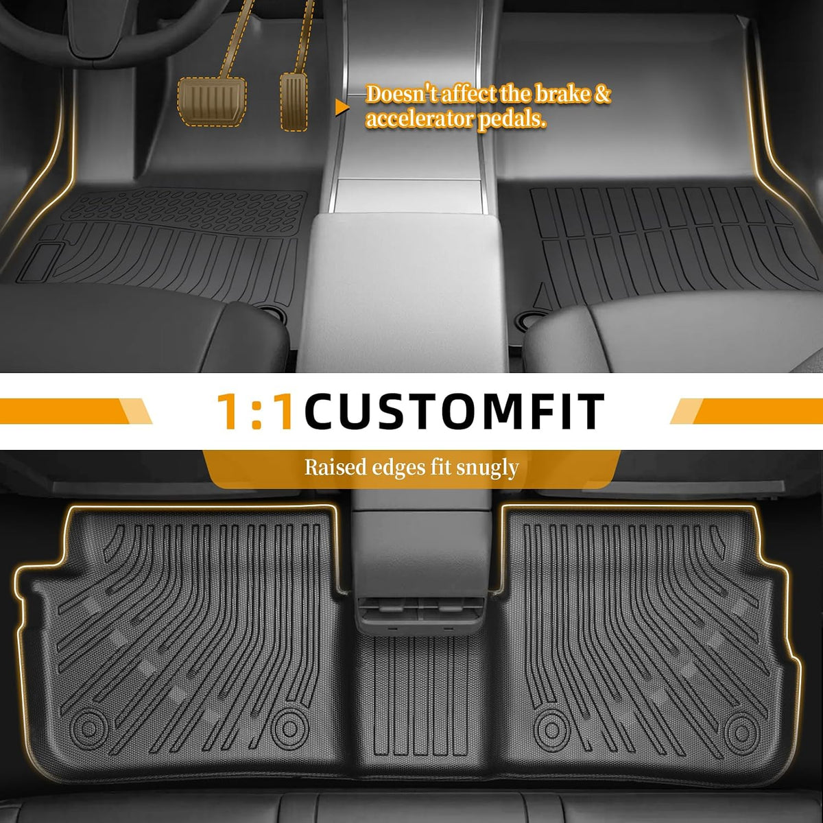 Floor Mats for Toyota Prius 2016-2022(NOT for Prius c & Prius v) - Colors C