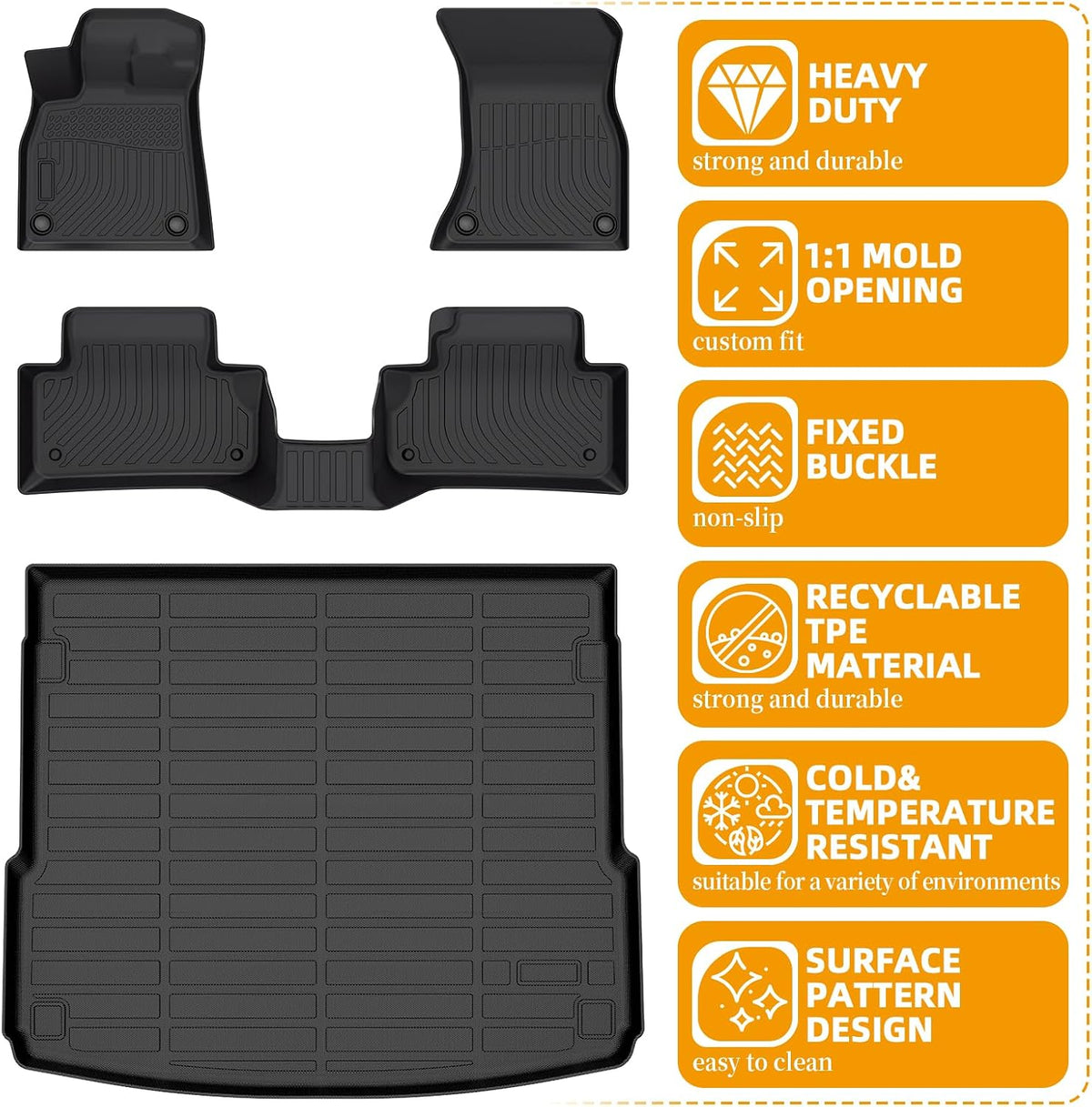 Floor Mats for Toyota Prius 2016-2022(NOT for Prius c & Prius v) - Colors C