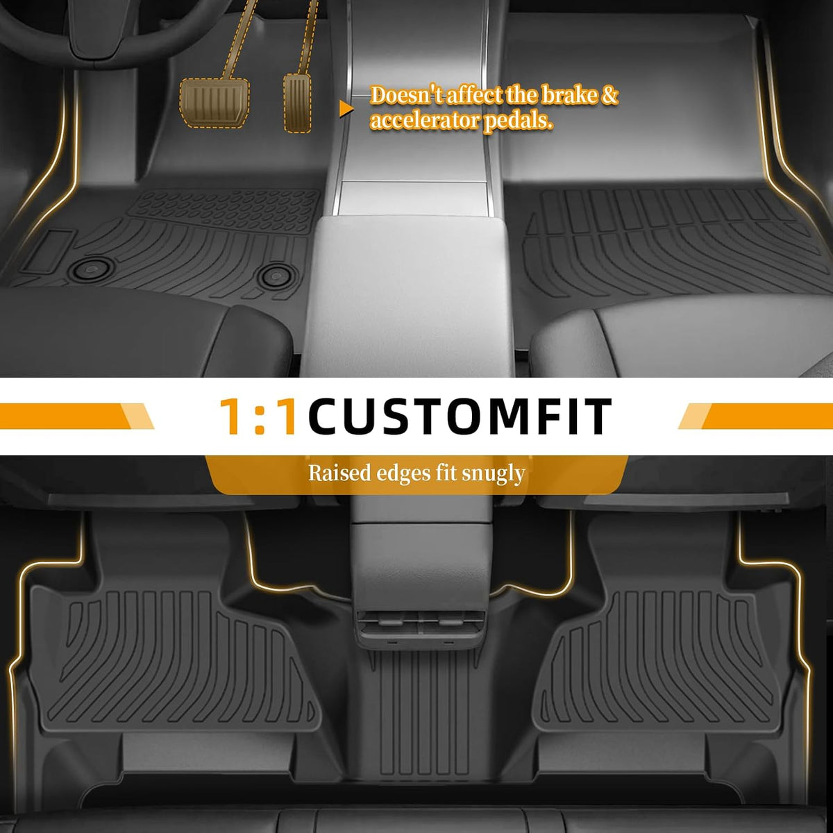 Floor Mats for Toyota Prius 2016-2022(NOT for Prius c & Prius v) - Colors C