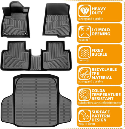 Floor Mats for Toyota Prius 2016-2022(NOT for Prius c & Prius v) - Colors C