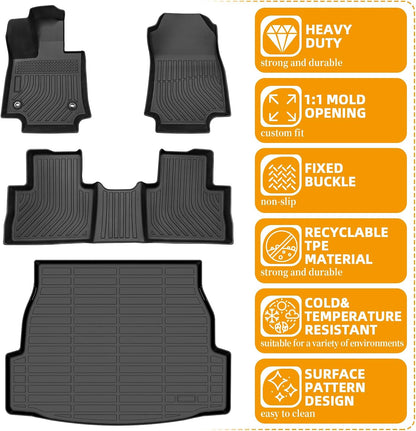 Floor Mats for Toyota Prius 2016-2022(NOT for Prius c & Prius v) - Colors C