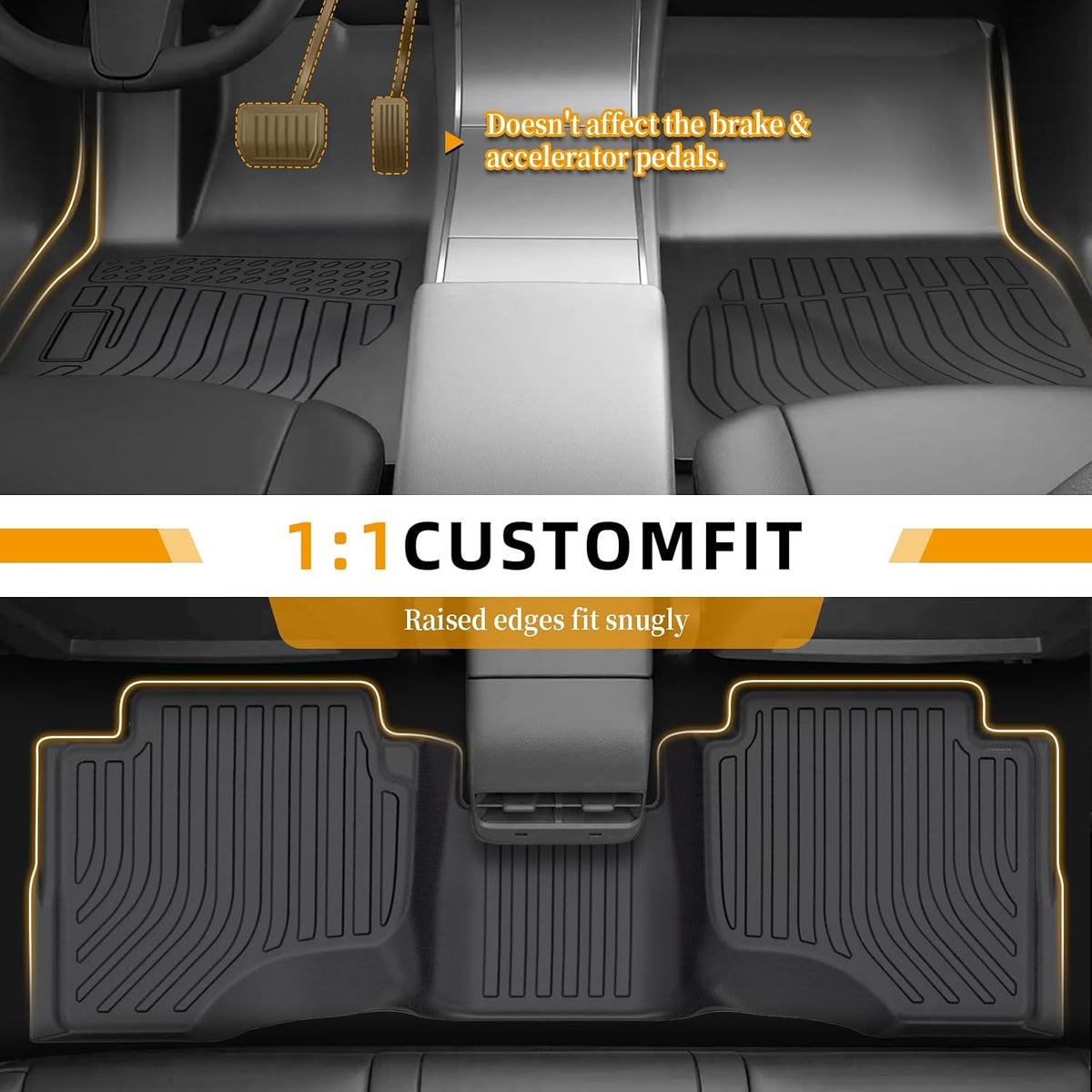 Floor Mats for Toyota Prius 2016-2022(NOT for Prius c & Prius v) - Colors C