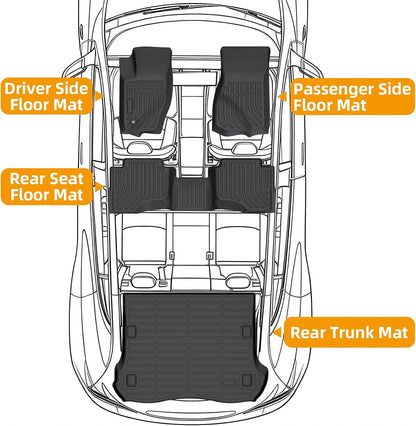 Floor Mats for Toyota Prius 2016-2022(NOT for Prius c & Prius v) - Colors C