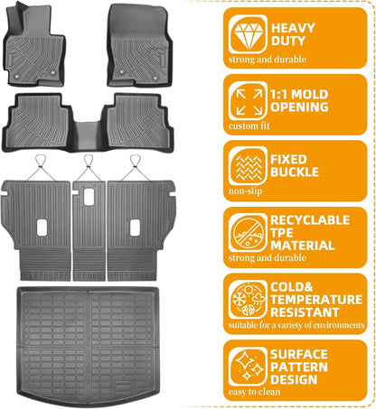 Floor Mats for Toyota Prius 2016-2022(NOT for Prius c & Prius v) - Colors C