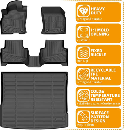 Floor Mats for Toyota Prius 2016-2022(NOT for Prius c & Prius v) - Colors C
