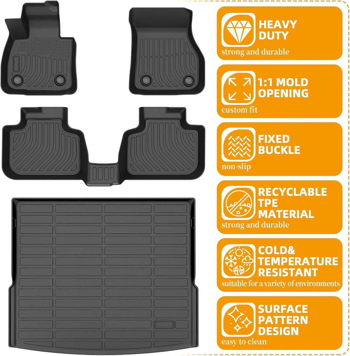 Floor Mats for Toyota Prius 2016-2022(NOT for Prius c & Prius v) - Colors C