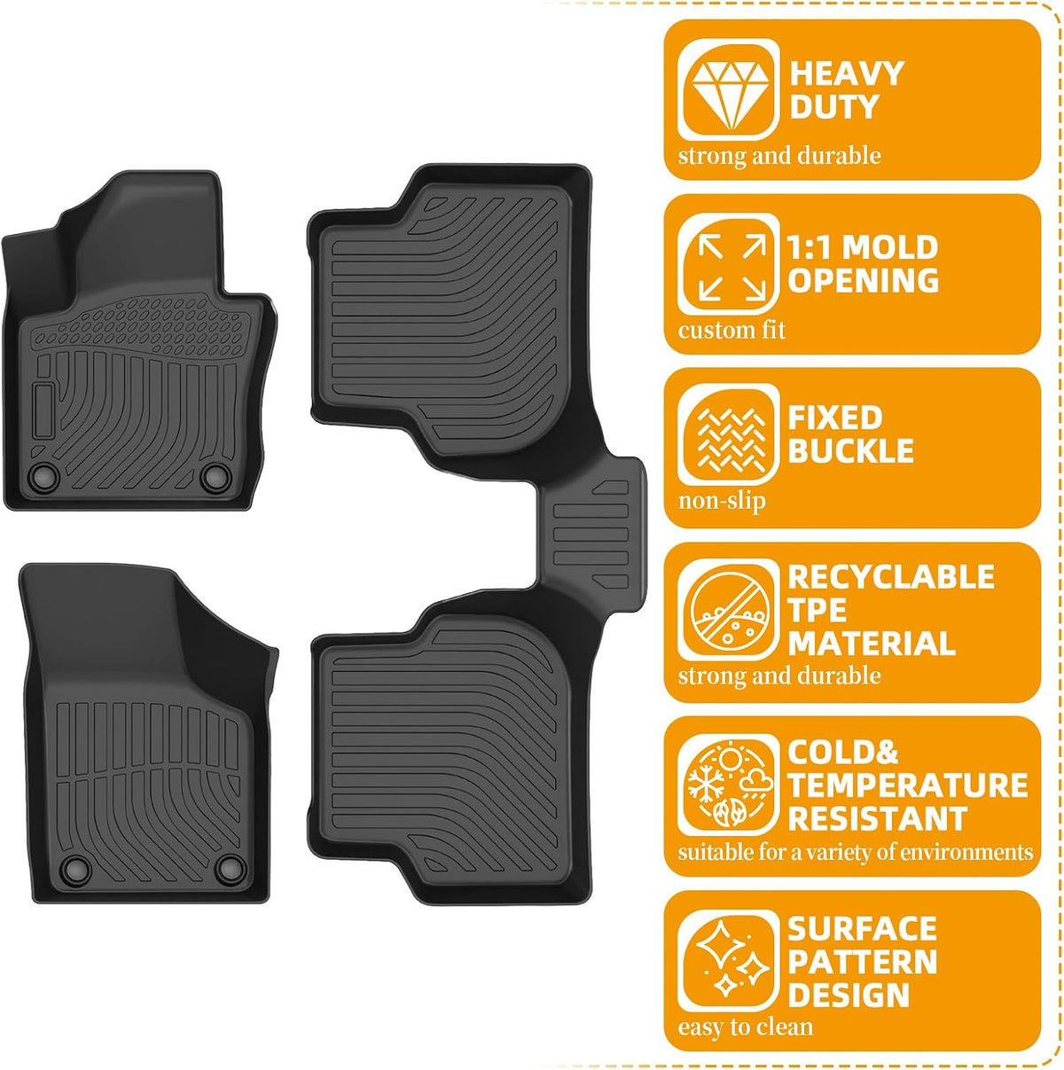 Floor Mats for Toyota Prius 2016-2022(NOT for Prius c & Prius v) - Colors C