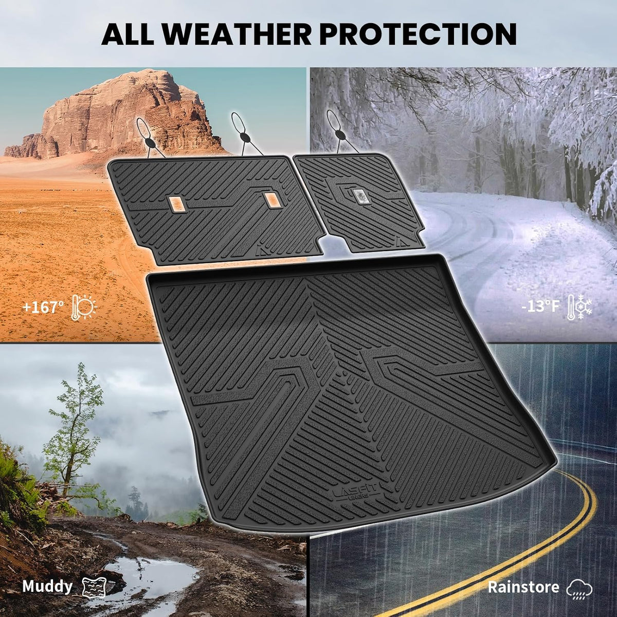 Cargo Liner for Honda CR-V 2023-2026 2027 (Gas & Hybrid & e:FCEV) - Colors E