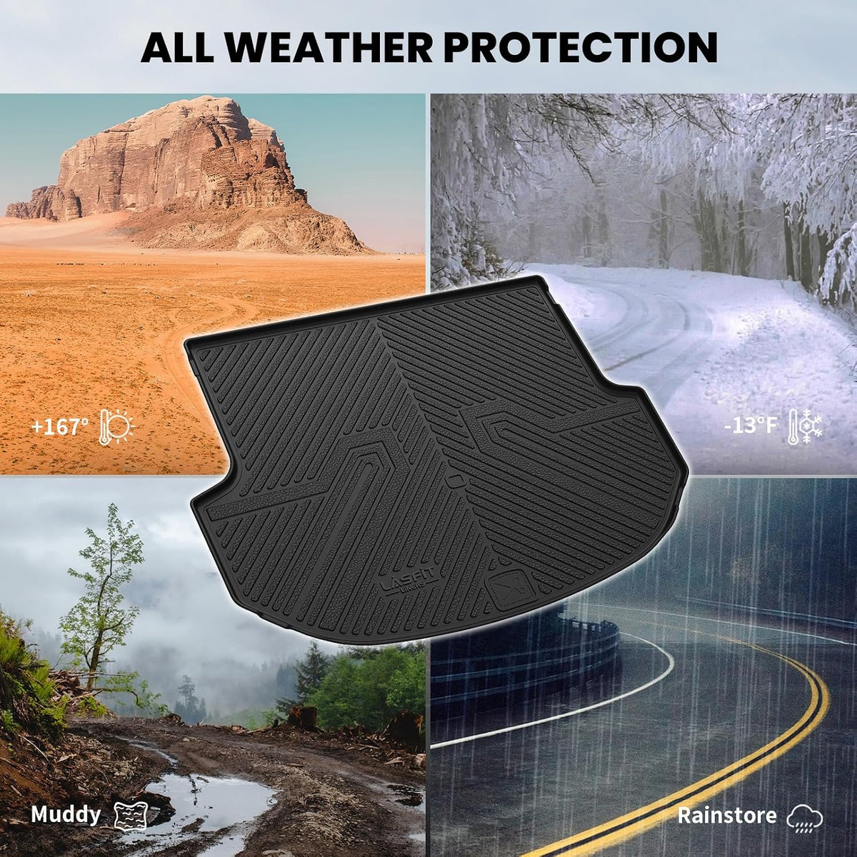 Cargo Liner for Honda CR-V 2023-2026 2027 (Gas & Hybrid & e:FCEV) - Colors E
