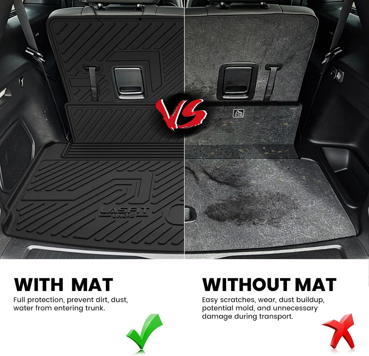 Cargo Liner for Honda CR-V 2023-2026 2027 (Gas & Hybrid & e:FCEV) - Colors E