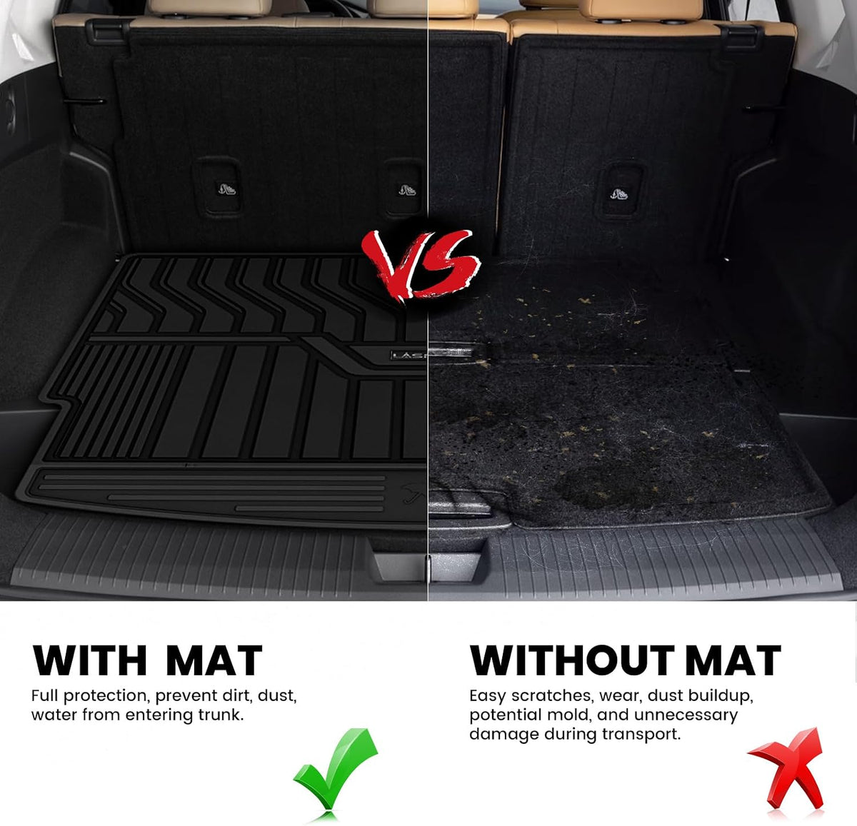 Cargo Liner for Honda CR-V 2023-2026 2027 (Gas & Hybrid & e:FCEV) - Colors E