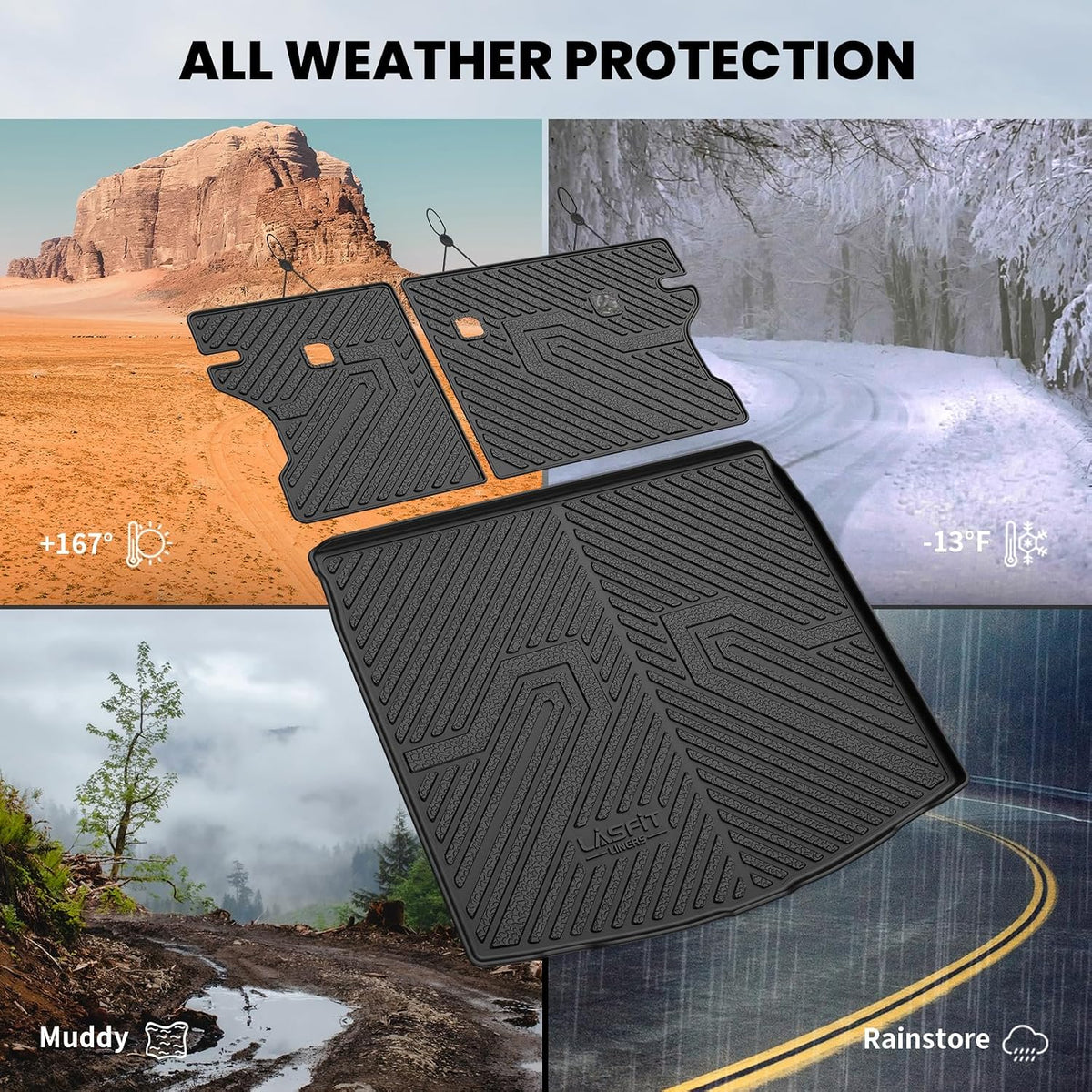 Cargo Liner for Honda CR-V 2023-2026 2027 (Gas & Hybrid & e:FCEV) - Colors E