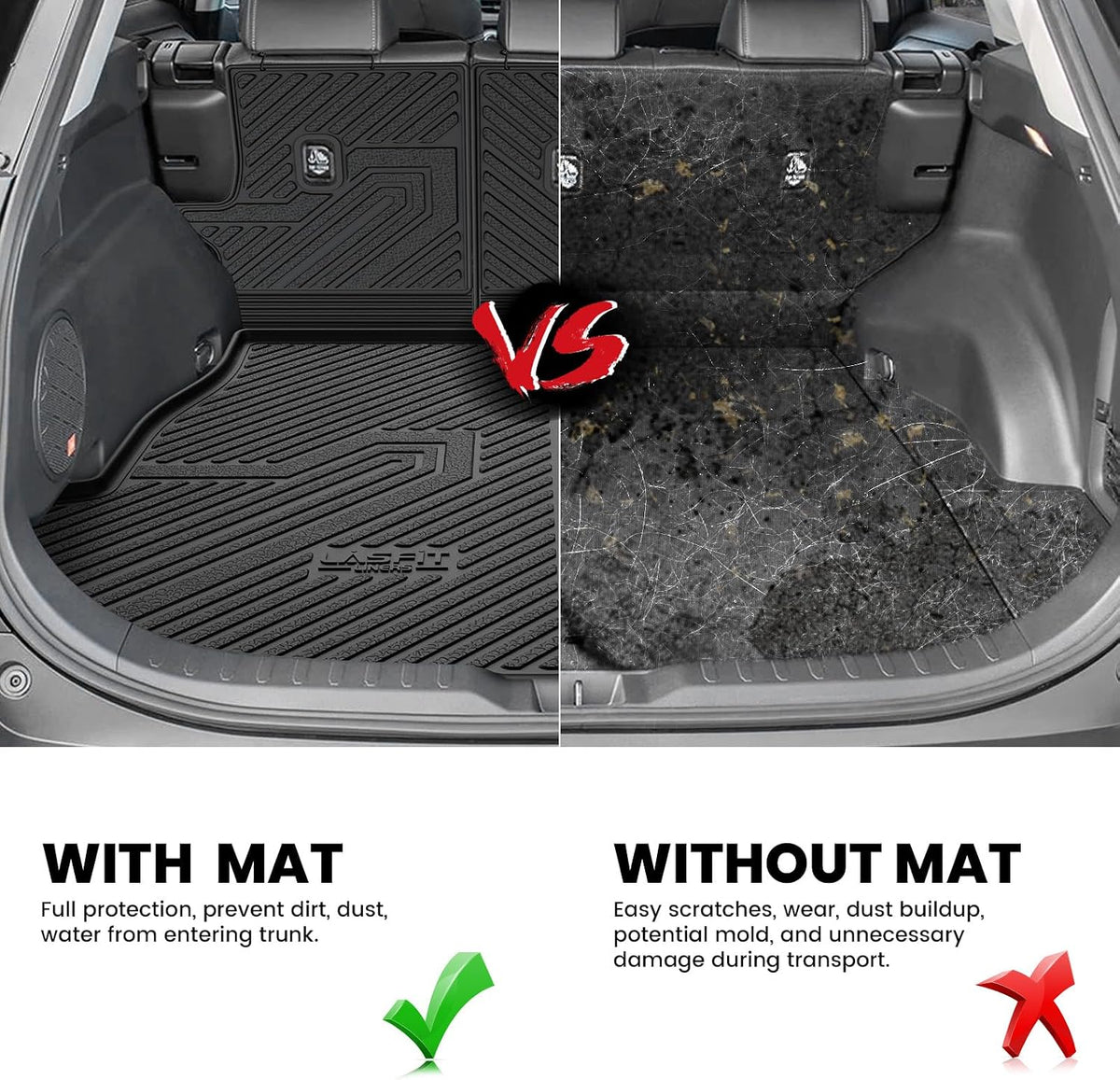 Cargo Liner for Honda CR-V 2023-2026 2027 (Gas & Hybrid & e:FCEV) - Colors E