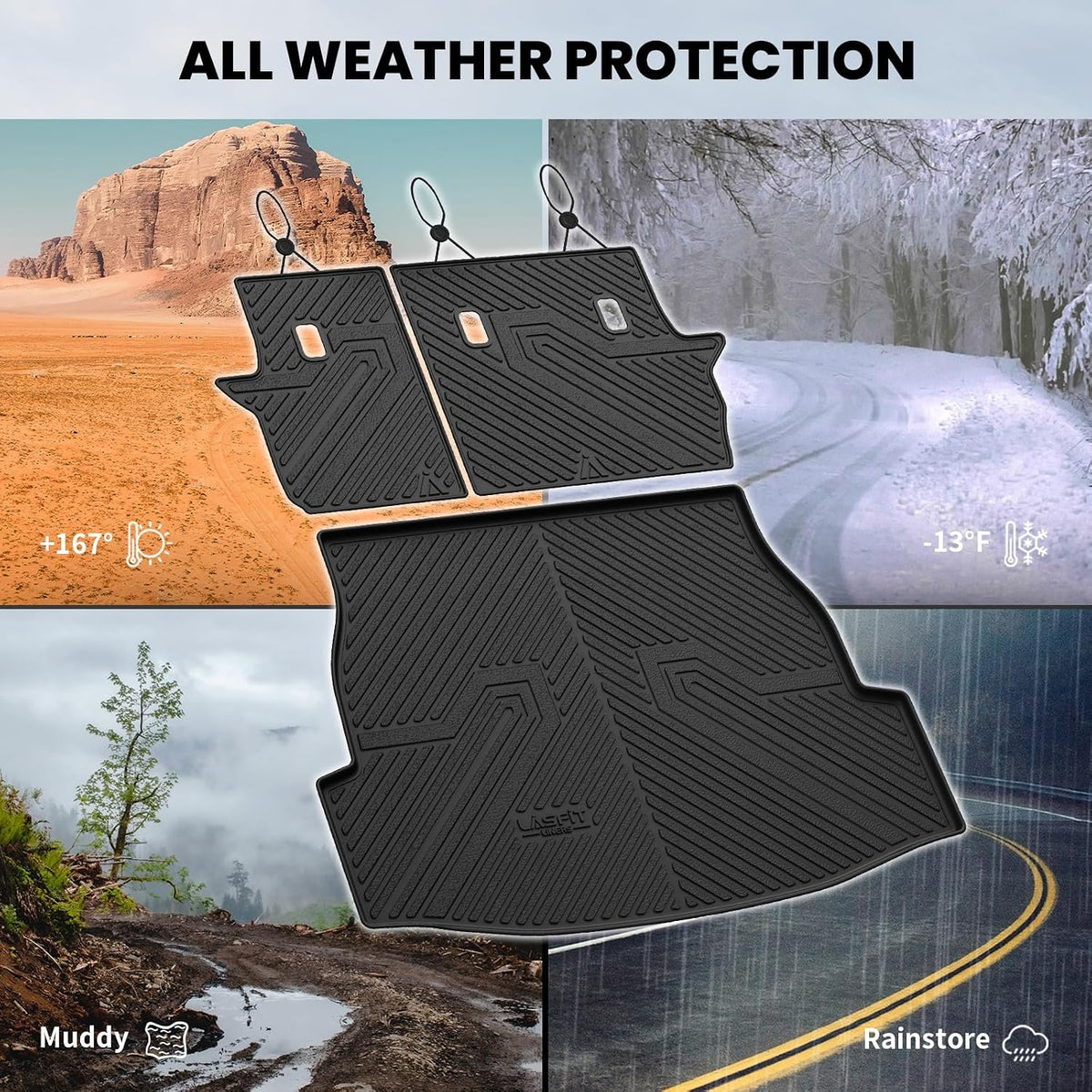 Cargo Liner for Honda CR-V 2023-2026 2027 (Gas & Hybrid & e:FCEV) - Colors E