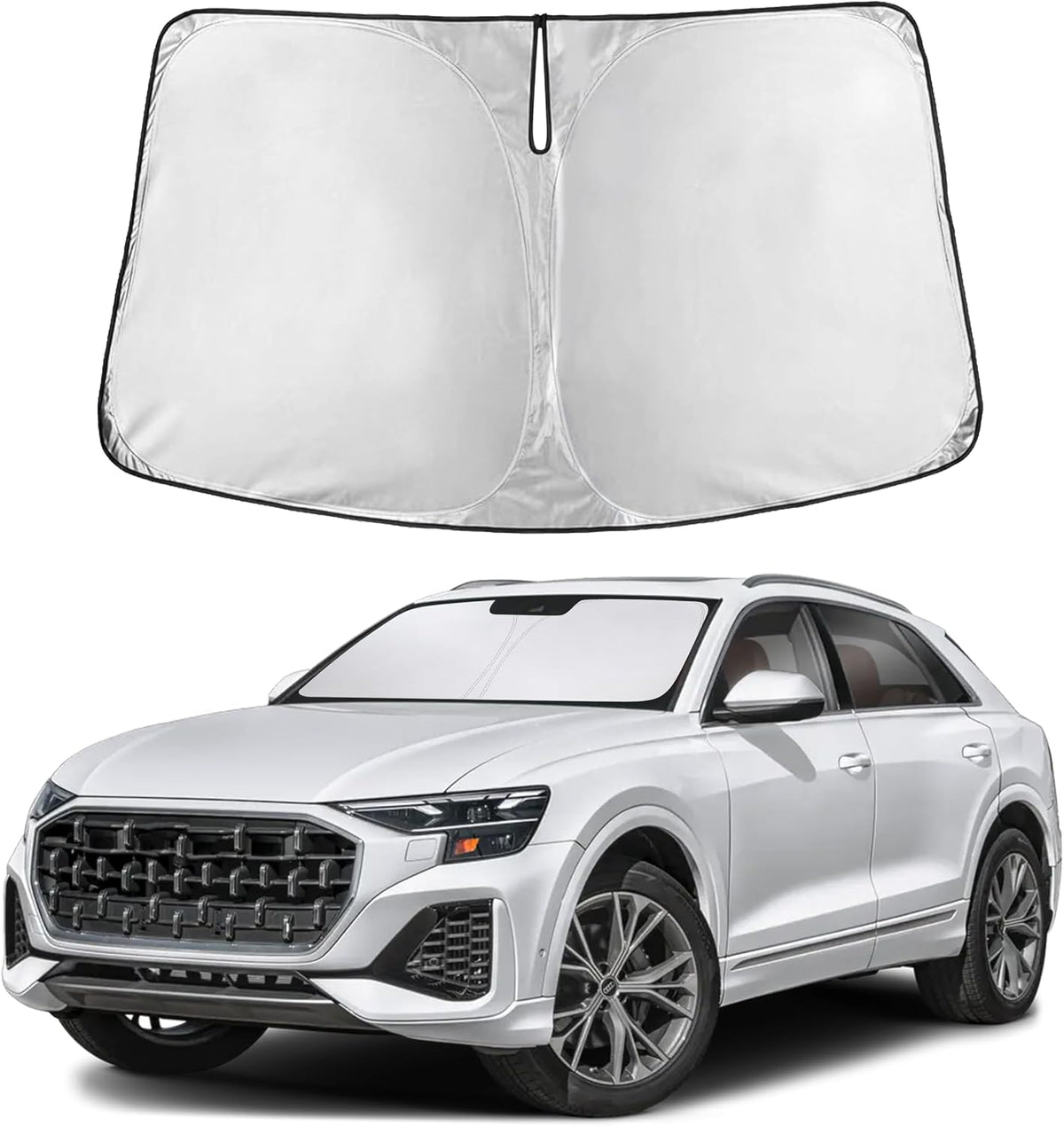 Windshield Sun Shade, Foldable Car Window Shades, 280T Visor Shade - Colors E