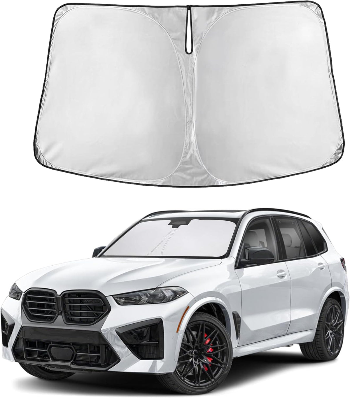 Windshield Sun Shade, Foldable Car Window Shades, 280T Visor Shade - Colors E