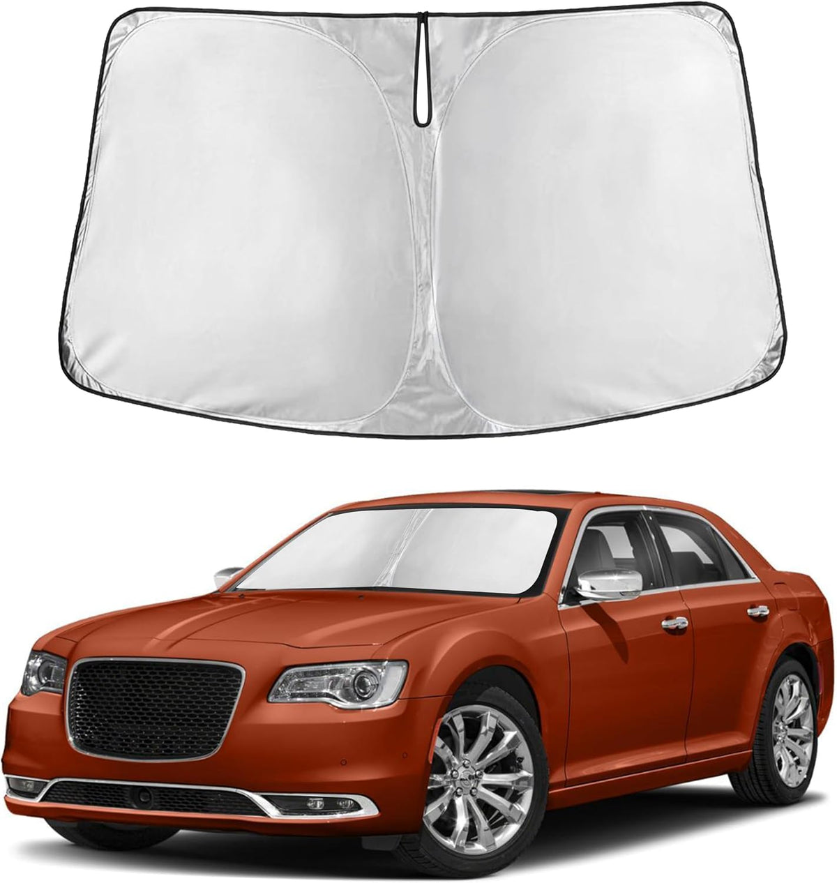 Windshield Sun Shade, Foldable Car Window Shades, 280T Visor Shade - Colors E