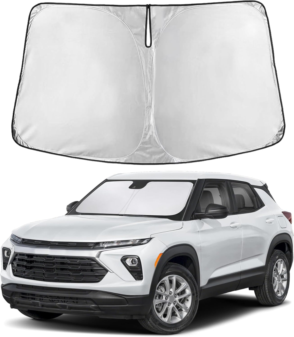 Windshield Sun Shade, Foldable Car Window Shades, 280T Visor Shade - Colors E