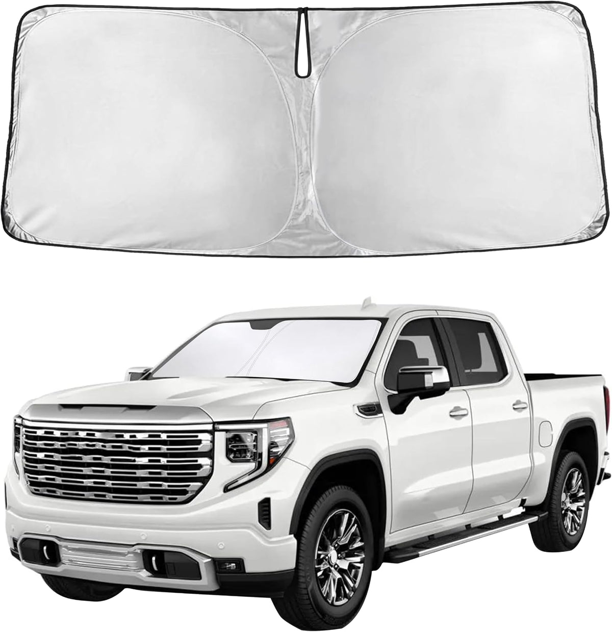 Windshield Sun Shade, Foldable Car Window Shades, 280T Visor Shade - Colors E