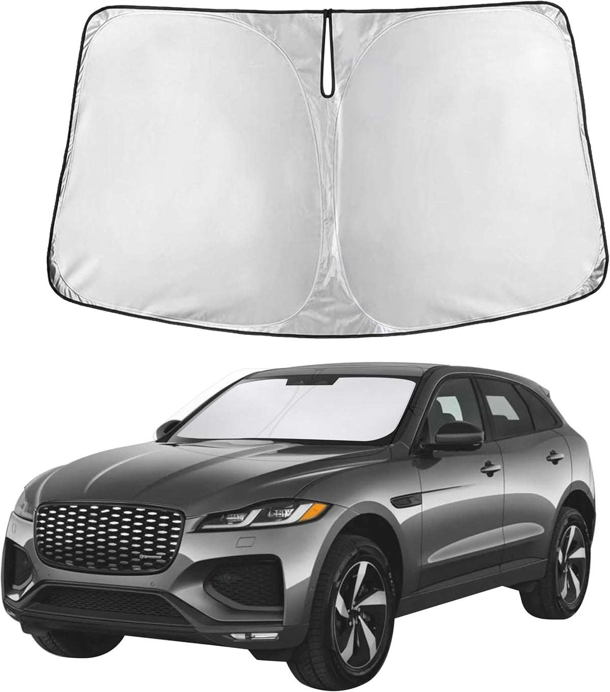 Windshield Sun Shade, Foldable Car Window Shades, 280T Visor Shade - Colors E