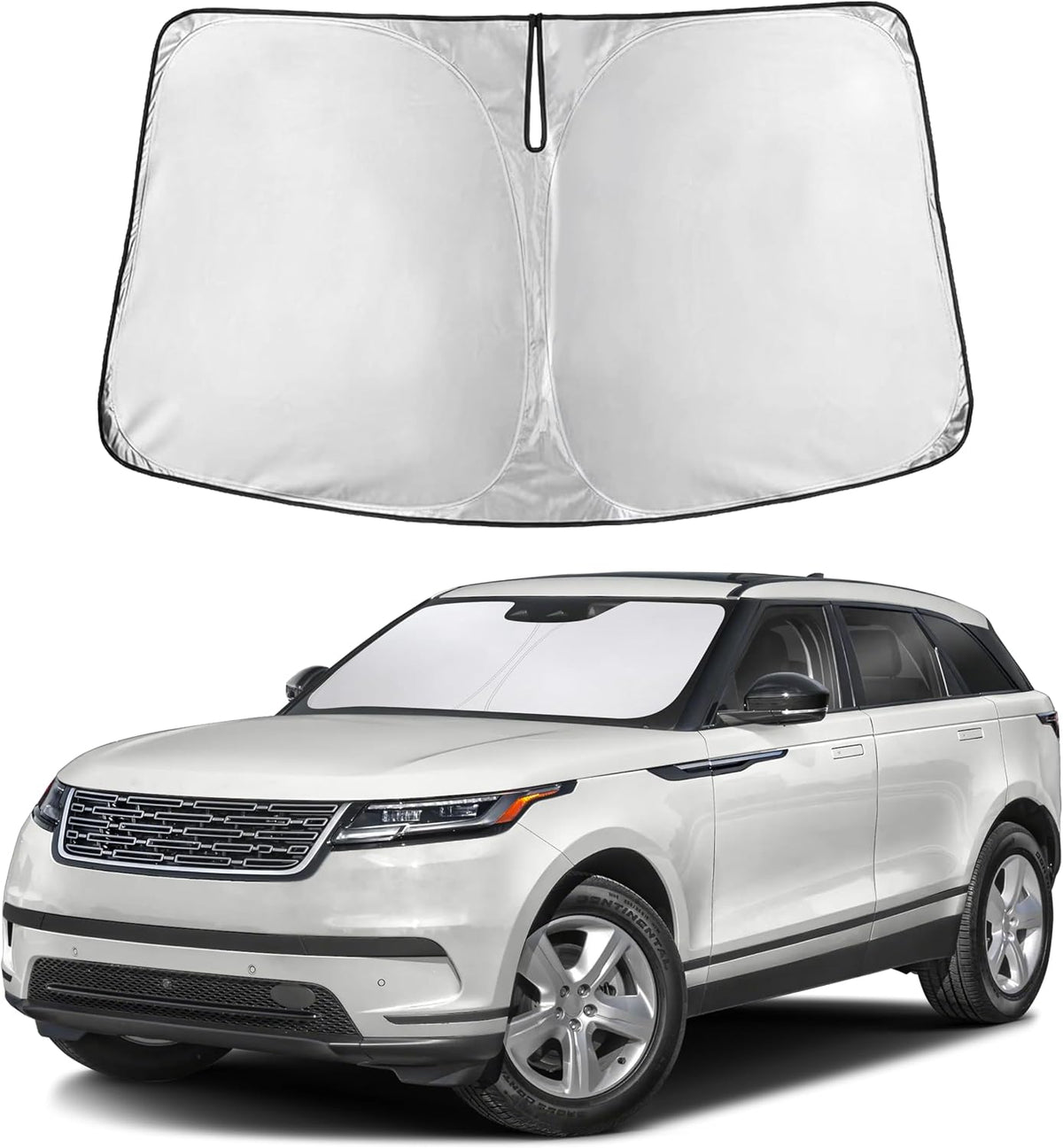 Windshield Sun Shade, Foldable Car Window Shades, 280T Visor Shade - Colors E