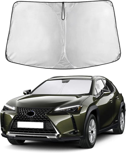 Windshield Sun Shade, Foldable Car Window Shades, 280T Visor Shade - Colors E