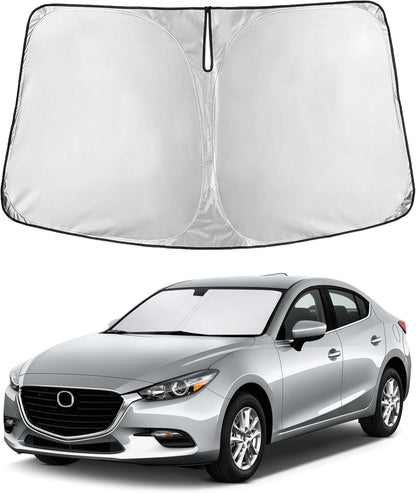 Windshield Sun Shade, Foldable Car Window Shades, 280T Visor Shade - Colors E