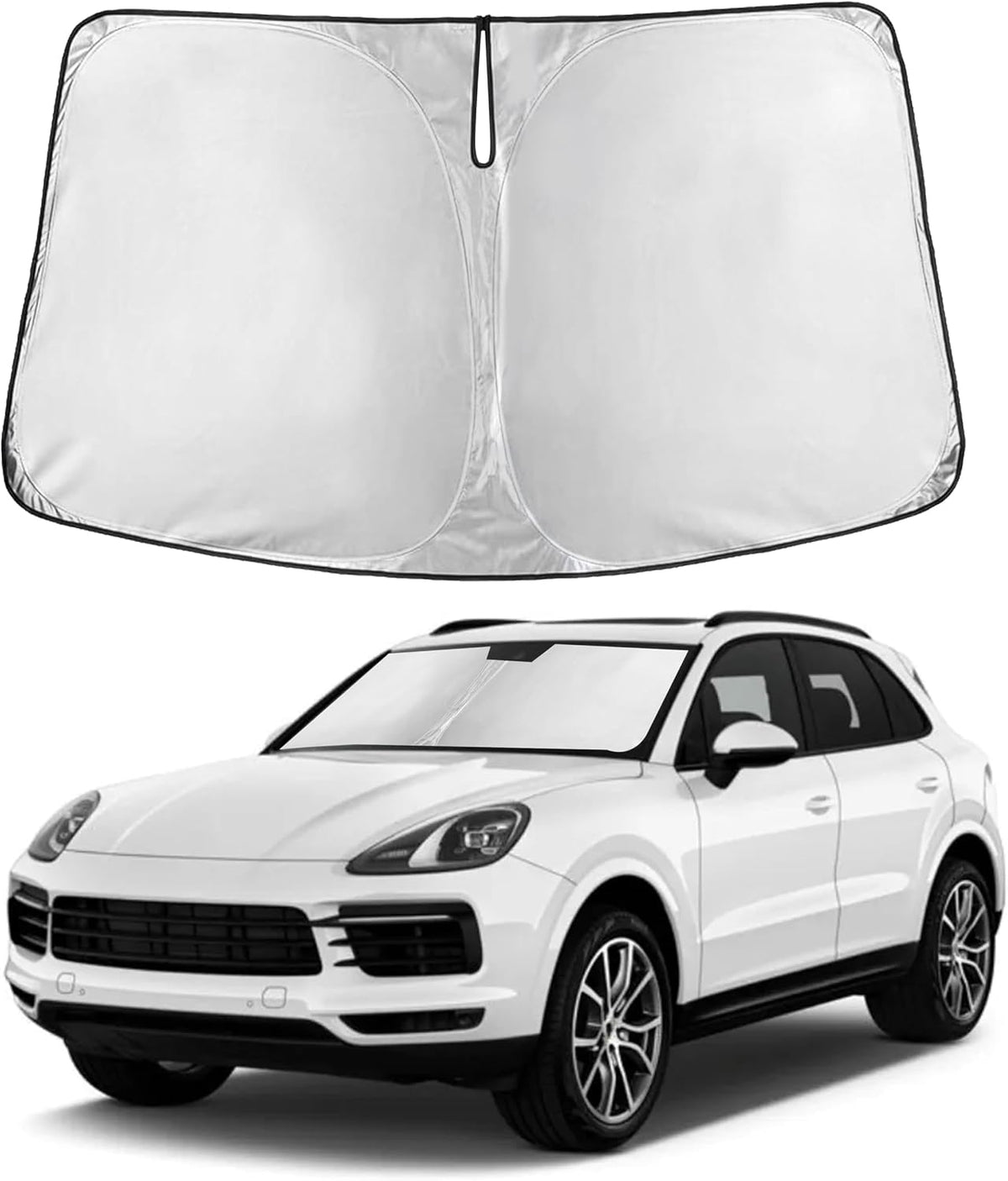 Windshield Sun Shade, Foldable Car Window Shades, 280T Visor Shade - Colors E