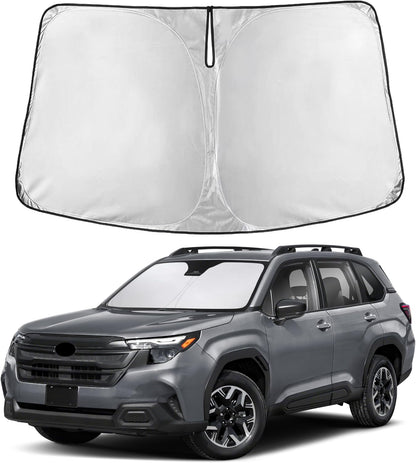 Windshield Sun Shade, Foldable Car Window Shades, 280T Visor Shade - Colors E