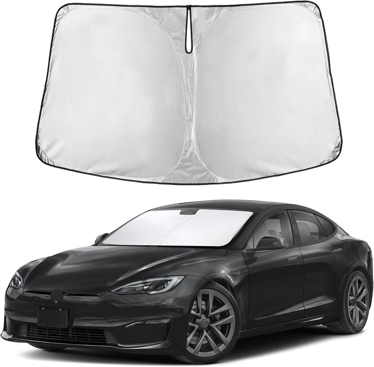 Windshield Sun Shade, Foldable Car Window Shades, 280T Visor Shade - Colors E