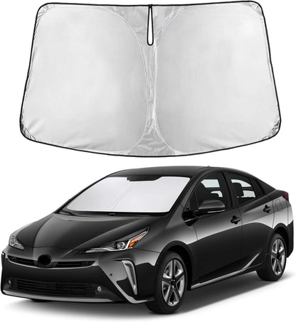 Windshield Sun Shade, Foldable Car Window Shades, 280T Visor Shade - Colors E
