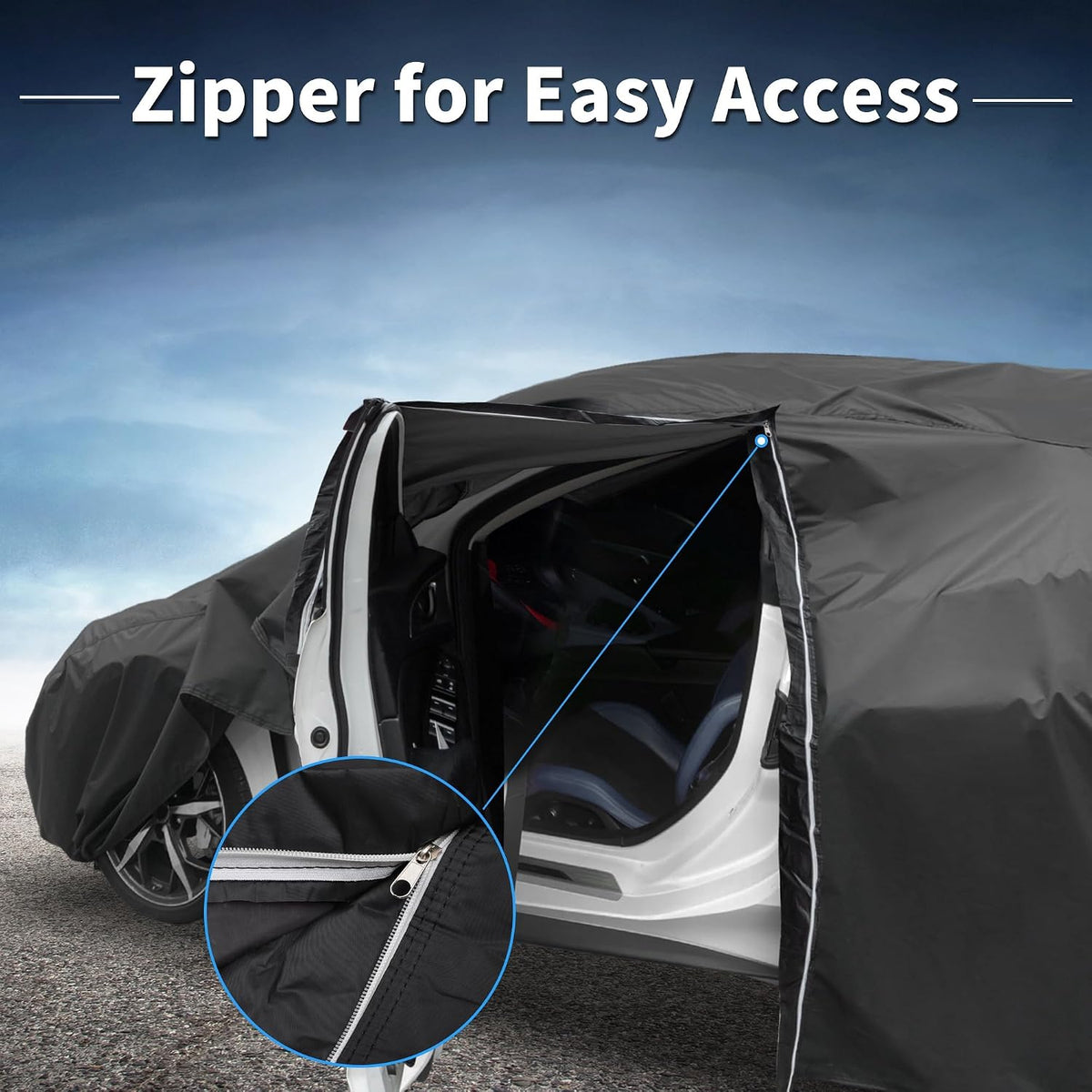 210D-PU Car Cover for Honda Civic Sedan Coupe - Colors B